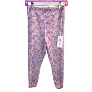 Johnny Was Calme High Waist Leggings Pockets Multi Color Large Yoga Acti…